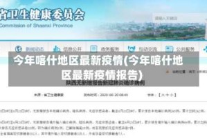 今年喀什地区最新疫情(今年喀什地区最新疫情报告)