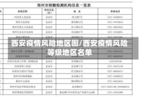西安疫情风险地区图/西安疫情风险等级地区名单