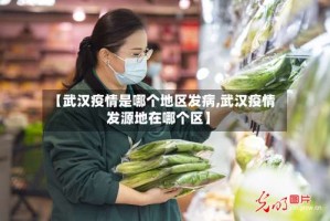 【武汉疫情是哪个地区发病,武汉疫情发源地在哪个区】