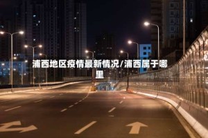 浦西地区疫情最新情况/浦西属于哪里