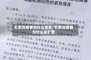 石家庄疫情为什么地区/石家庄疫情为什么会扩散