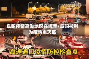 阜阳疫情高发地区在哪里/阜阳被列为疫情重灾区