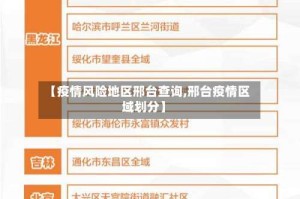 【疫情风险地区邢台查询,邢台疫情区域划分】