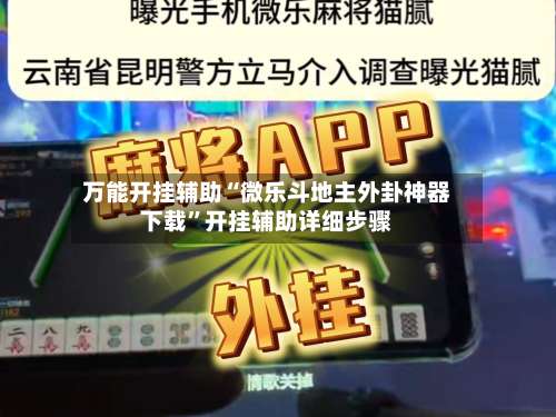 万能开挂辅助“微乐斗地主外卦神器下载”开挂辅助详细步骤-第2张图片