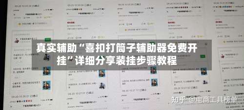 真实辅助“喜扣打筒子辅助器免费开挂”详细分享装挂步骤教程-第3张图片