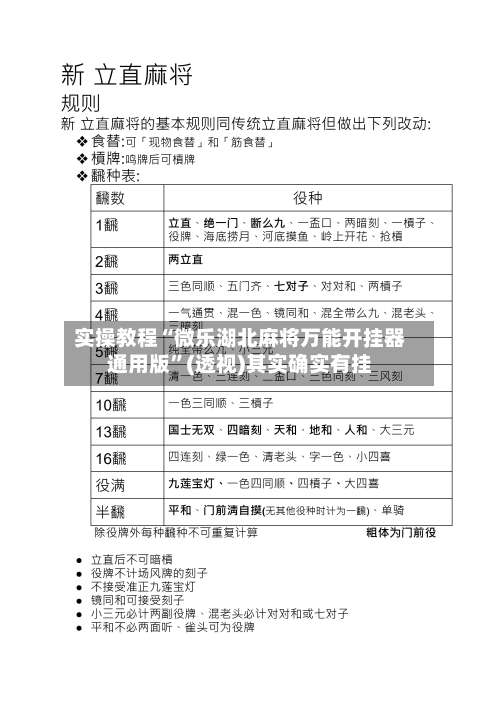 实操教程“微乐湖北麻将万能开挂器通用版”(透视)其实确实有挂-第1张图片