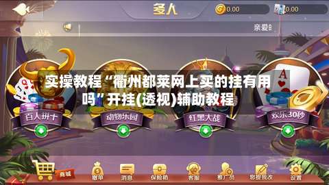 实操教程“衢州都莱网上买的挂有用吗”开挂(透视)辅助教程-第2张图片