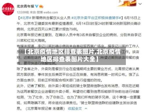 【北京疫情地区排查表图片,北京疫情地区排查表图片大全】-第1张图片