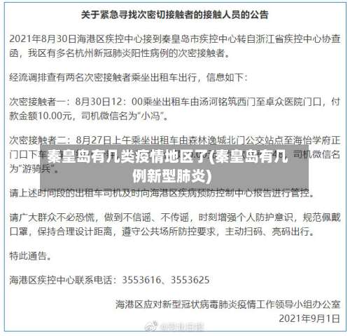 秦皇岛有几类疫情地区了(秦皇岛有几例新型肺炎)-第1张图片