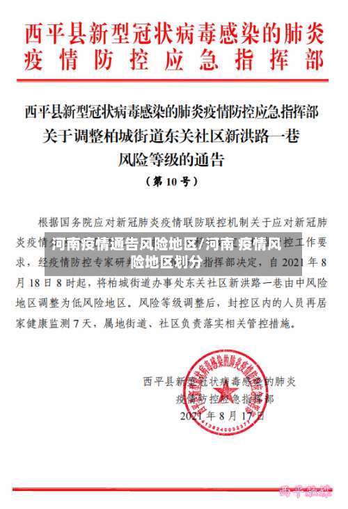 河南疫情通告风险地区/河南 疫情风险地区划分-第1张图片