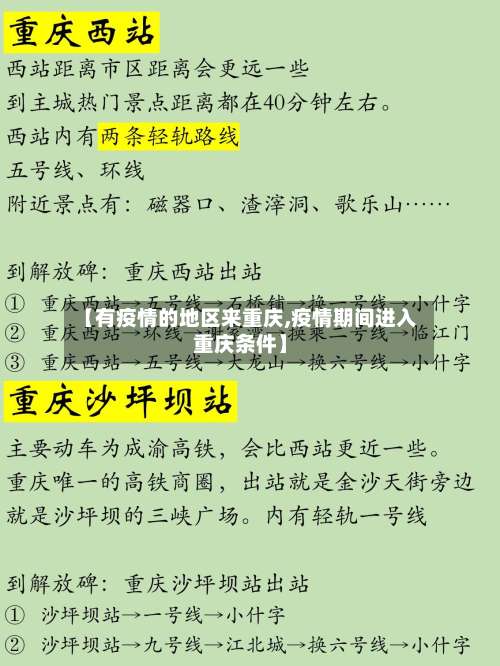 【有疫情的地区来重庆,疫情期间进入重庆条件】-第1张图片