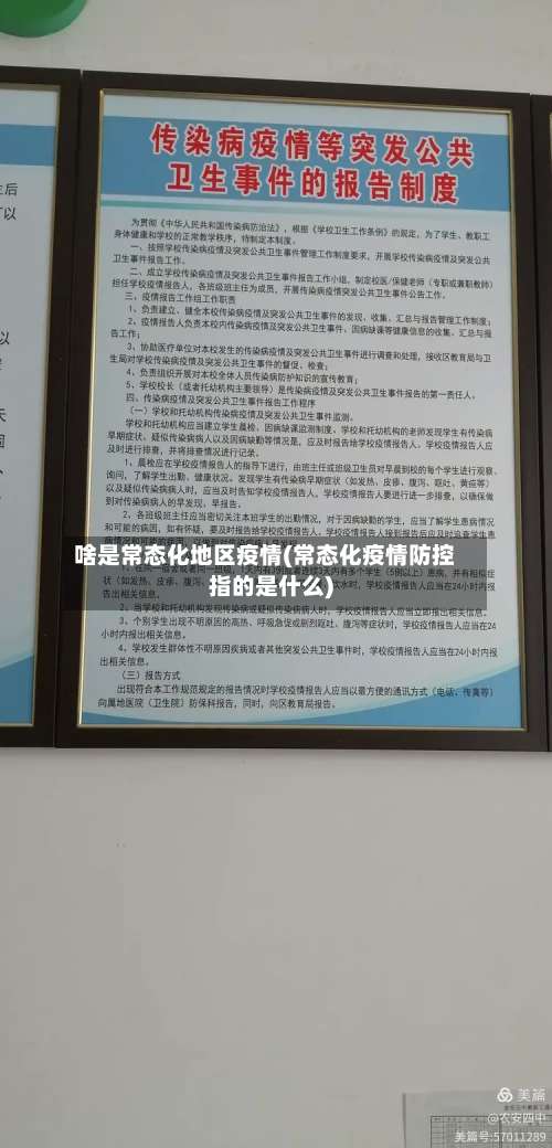 啥是常态化地区疫情(常态化疫情防控指的是什么)-第2张图片