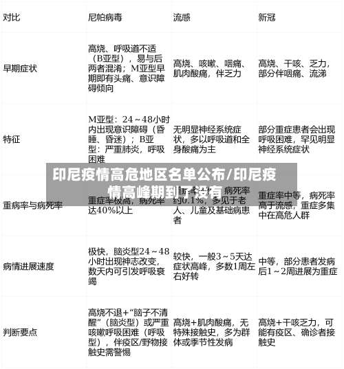 印尼疫情高危地区名单公布/印尼疫情高峰期到了没有-第3张图片