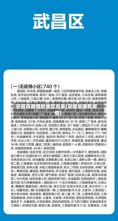 安徽有疫情的地区名单(安徽省哪有疫情)-第2张图片
