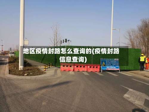 地区疫情封路怎么查询的(疫情封路信息查询)-第2张图片
