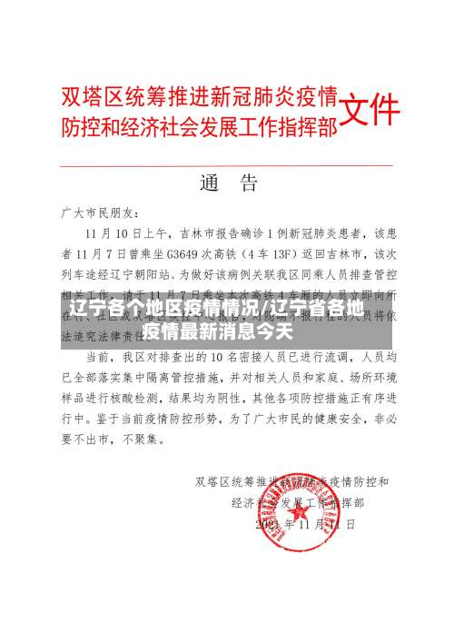 辽宁各个地区疫情情况/辽宁省各地疫情最新消息今天-第1张图片