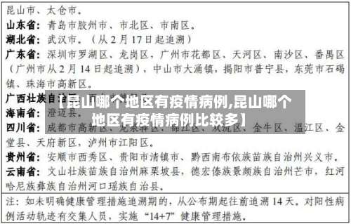 【昆山哪个地区有疫情病例,昆山哪个地区有疫情病例比较多】-第3张图片
