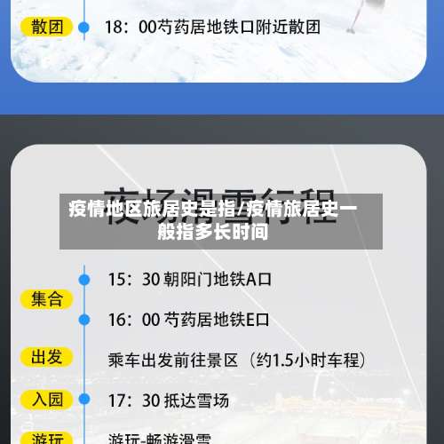 疫情地区旅居史是指/疫情旅居史一般指多长时间-第2张图片